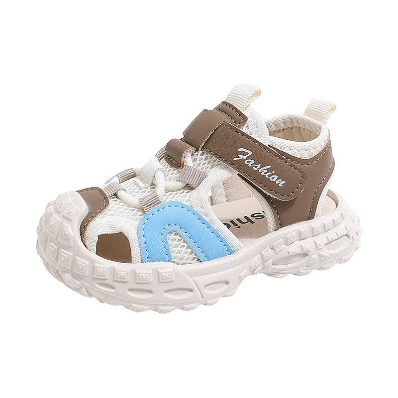summer new arrivals: boys' closed-toe anti-kick beach shoes & korean-style trendy girls' athletic sandals