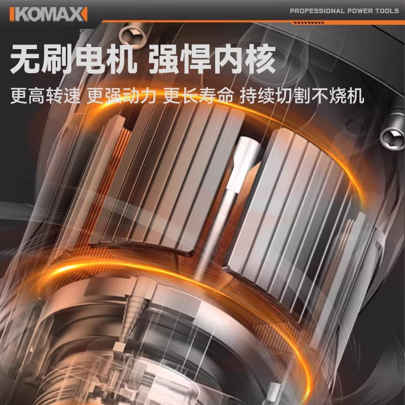 Multi-purpose brushless grooving machine - wall cutting machine - electrician & plumber's essential - one-pass wall grooving tool