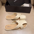 2024new arrival baotou slippers women's popular ins summer lazy western style sweet fairy style one-line cool slippers for women