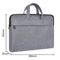 Large capacity canvas briefcase - office handbag, document bag, conference bag, laptop bag, file bag, business bag - custom printing available