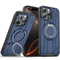 Lingsheng rotating integrated magnetic holder is suitable for iphone17pro mobile phone case armor anti-fall apple 11 cross-border