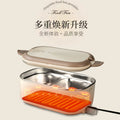 Electric lunch box - no water needed, plug-in insulated bento box for office workers, constant temperature hot food - the ultimate insulated lunch box!