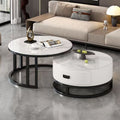 Rock slab coffee table living room for homeaccessible luxury modern casual rental house new arrival tea table oval popular small apartment tea
