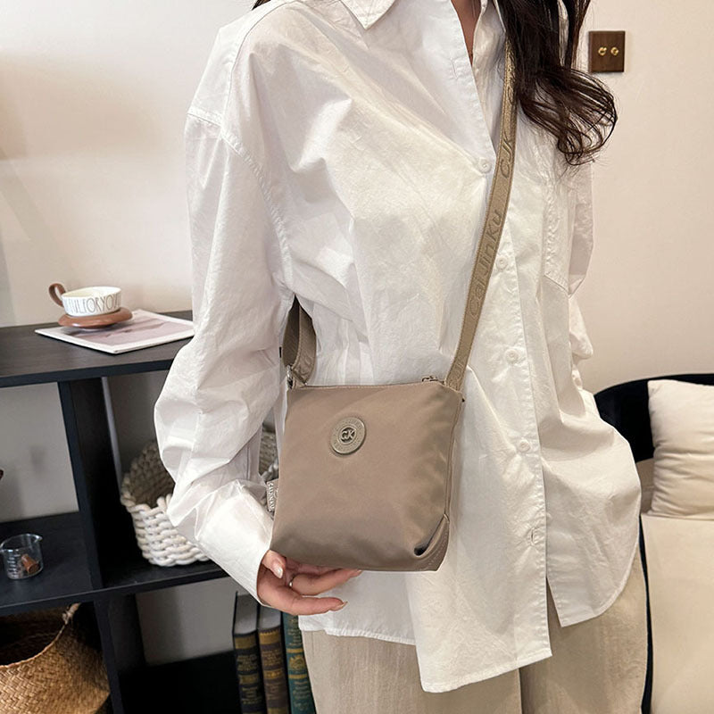 new arrivalcasualpure color small bag for women casual lightweight oxford cloth crossbody bag easiest for match shoulder bag mobile phone bag