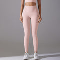 New arrival free underwear without embarrassing lines high waist tight nude nine-point pants sports running fitness high elastic yoga pants