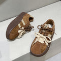 Fashionable retro german army trainers (gats) for women, spring 2026 new collection: suede, chunky sole, platform, casual, versatile, non-slip sneakers