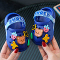 Kids slippers summer girl baby indoor soft bottomnon-slip cartoon cute sandals slippers boy beach hole sandals
