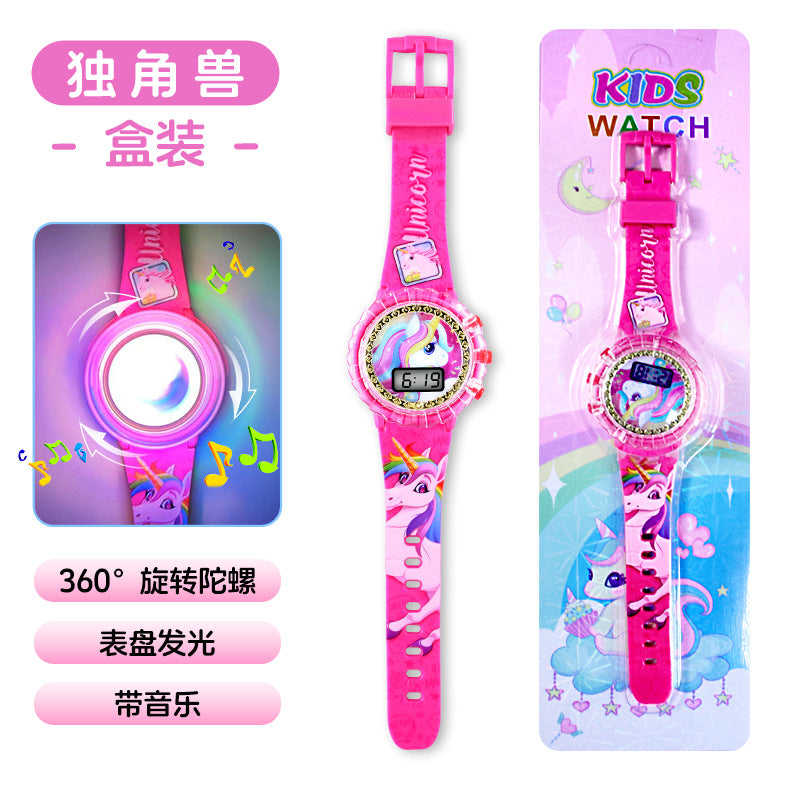 New sanrio colorful light-up children's electronic watch - my melody & hello kitty - perfect gift for kindergarten & elementary school boys & girls