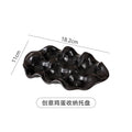 Retrofor home ceramic egg storage tray refrigerator freezer stylish high value egg tray storage tray fresh-keeping tray