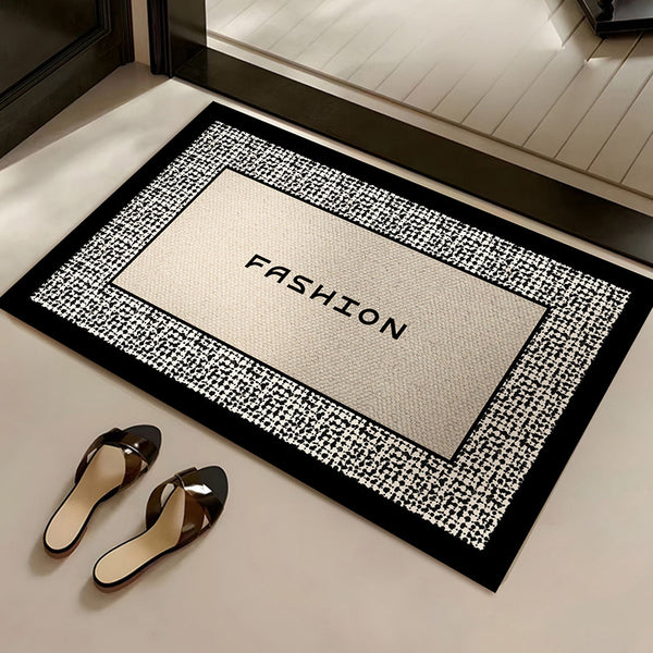 Bathroom absorbent floor mat, toilet soft diatom mud non-slip toilet rubber floor mat, bathroom door quick-drying carpet