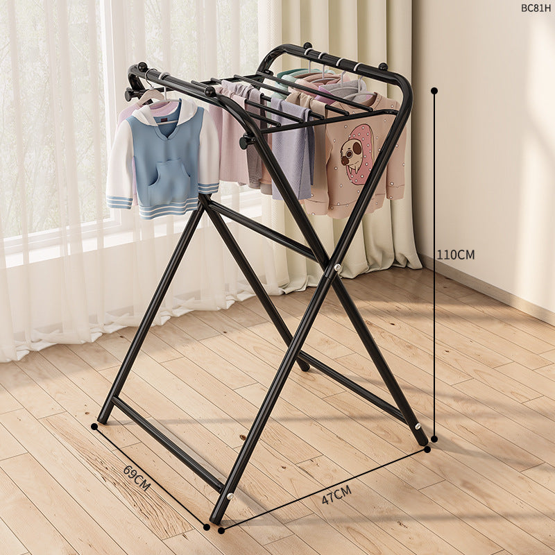 Foldable clothes drying rack balcony clothes drying rack foldablefor home clothes rack floor heater small drying clothes rack