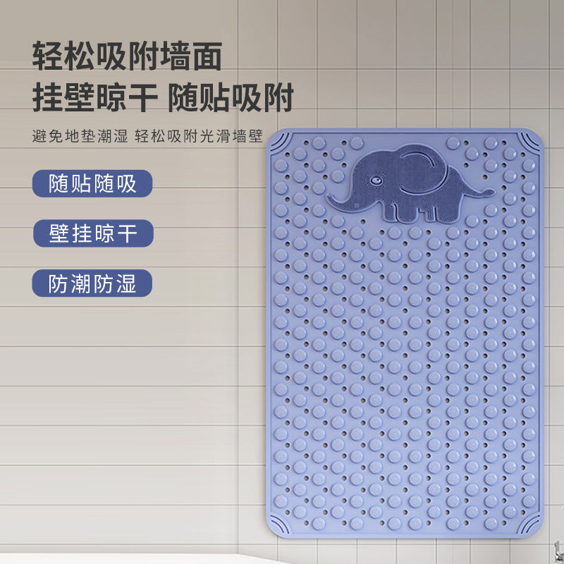 Bathroom non-slip mat, shower house children's anti-drop foot mat, bathroom bath mat, environmentally friendly PVC massage floor mat