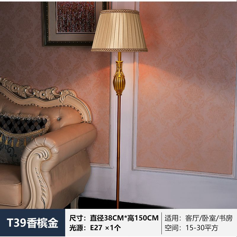 American light luxury crystal floor lamp living room coffee table scandinavian styleretro copper floor lamp vertical bedroom bedside lamp