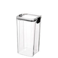 Kitchen snap-seal jars, household food-grade storage containers, transparent medicinal herb plastic airtight boxes, spice storage boxes