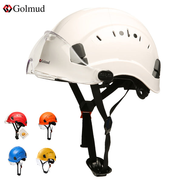 Sports Mountaineering Rock Climbing Helmet Downhill Caving Rescue Equipment Hard Hat Goggles Electric Vehicle Helmet 718