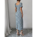 Ebay fashion cross-border export women's summer silmfashionslimming look floral dress