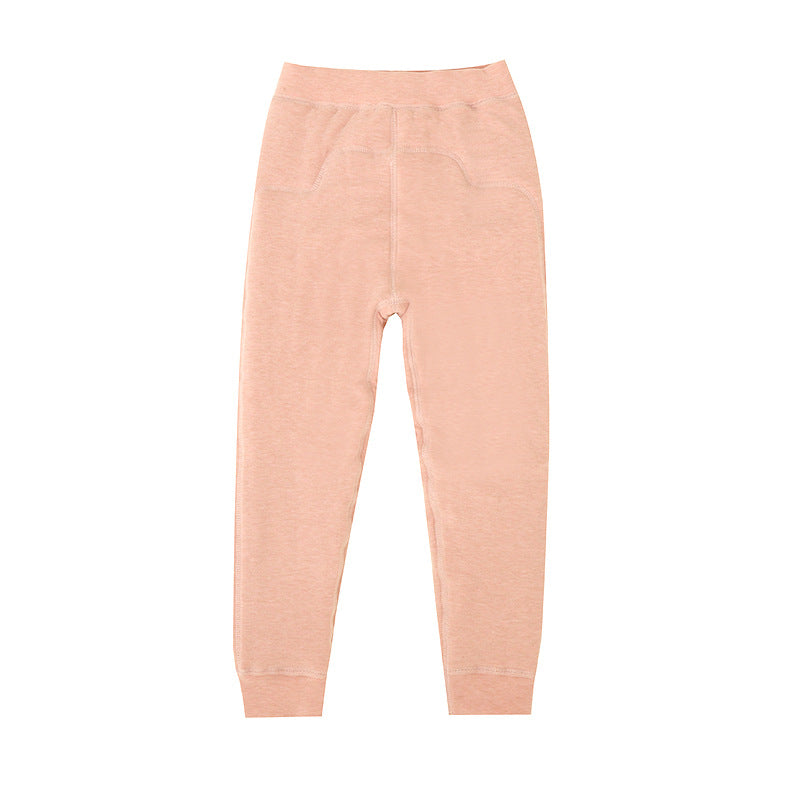New arrivalheattechheattech flat waist elastic heattech pants plus size extra thick wool heattech pants winter northeast thickened pants