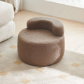 Cream style sofa stool for home small stool back chair low stool small bench casual round stool door shoe changing stool