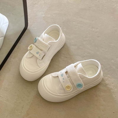 Autum thin breathable sneakers for women 2026new arrivalthick solewhite shoesniche style canvas shoes with skirt bread shoes