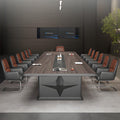 Saint li painted conference table and chair set - rectangular table for negotiation, reception, and modern conference room use