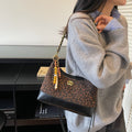 Trendy retro handbag: stylish color block design, versatile chanel-inspired shoulder & crossbody bag for autumn/winter 2025