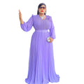 Amazon fashionelegance long skirt cross-border new beaded women's clothing plus size  african dress