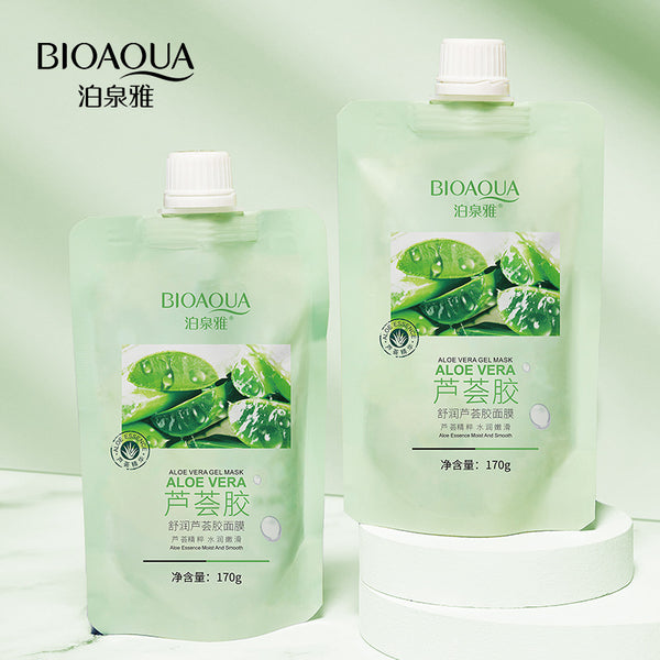 Boquanya Soothing Aloe Vera Gel Mask Hydrating Moisturizing Non-irritating Mask Shrinking Pore Skin Care Products