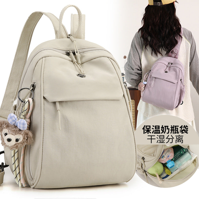 Mommy bag - convertible shoulder & backpack style, large capacity maternity bag, stylish & portable multi-functional backpack organizer for travel and everyday use