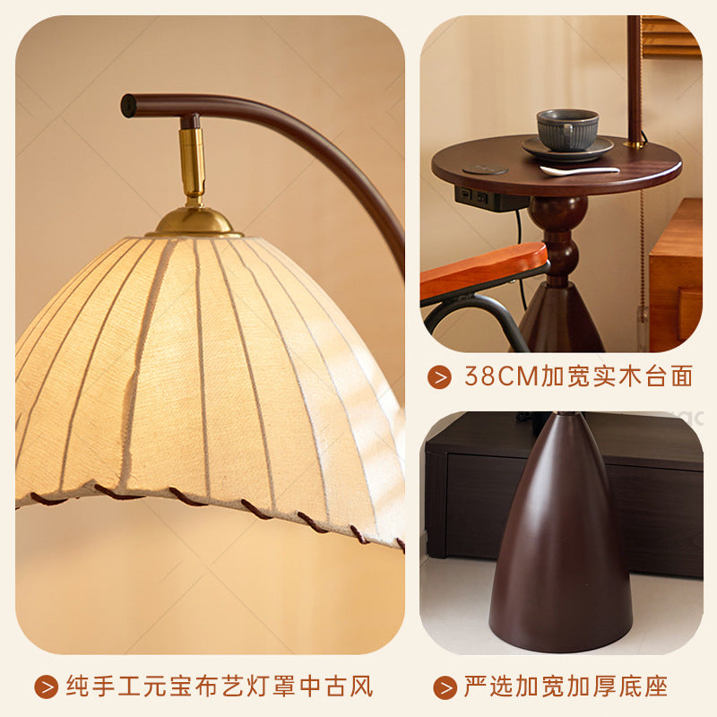 Wabi Stillwind Floor Lamp Living Room Sofa Bedroom Bedside Lamp Creative with Coffee Table Medieval Ambient Light Vertical Desk Lamp