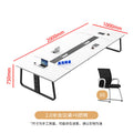 2.0m conference table + 6 chairs