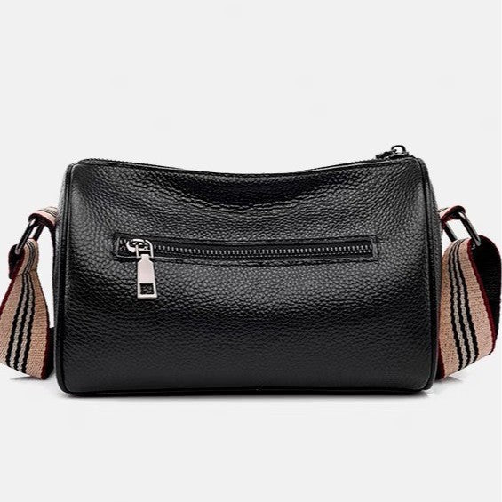 Factory wholesale genuine leather women's bags 2024 new fashion boston pillow bag top layer cowhide shoulder crossbody bag