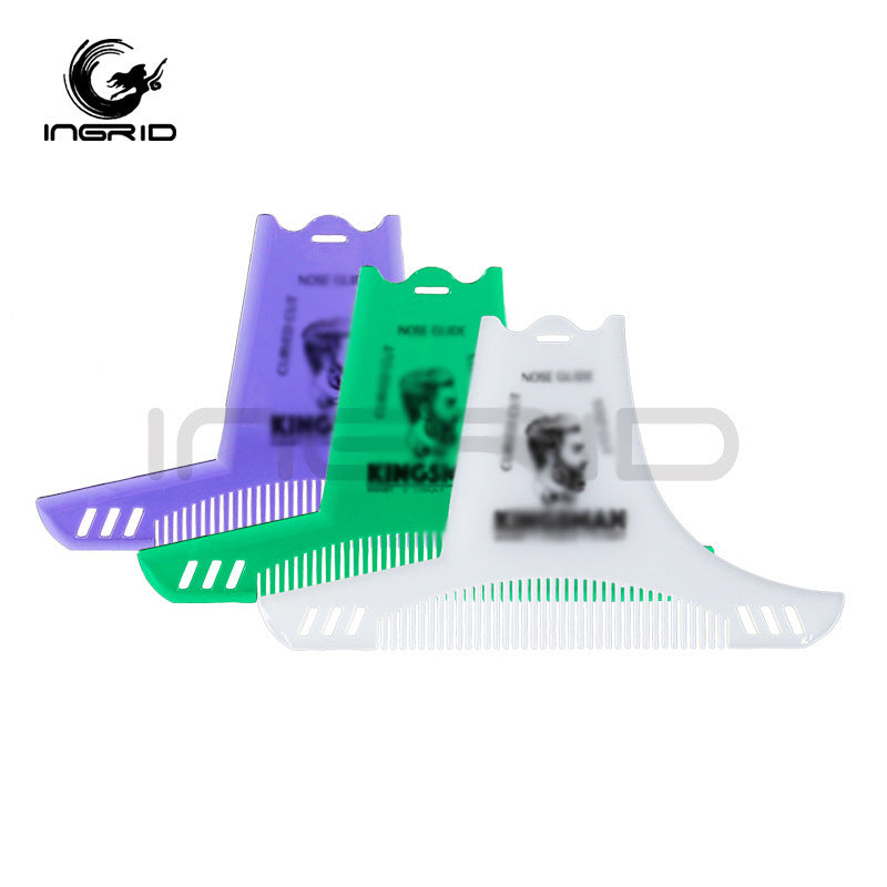 Men's Repair Beard Comb Sideburns Beard Trim Contour Tool Styling Comb Hair Template Comb
