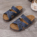 Women's casual platform sandals & slides -  european & american new summer collection - trendy chunky heel thong sandals