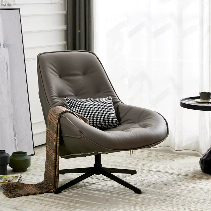 Luxury scandinavian swivel chair - perfect for balconies, living rooms, bedrooms, gaming, indoor & outdoor relaxation - lazy sofa with rotating reclining function