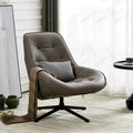 Luxury scandinavian swivel chair - perfect for balconies, living rooms, bedrooms, gaming, indoor & outdoor relaxation - lazy sofa with rotating reclining function