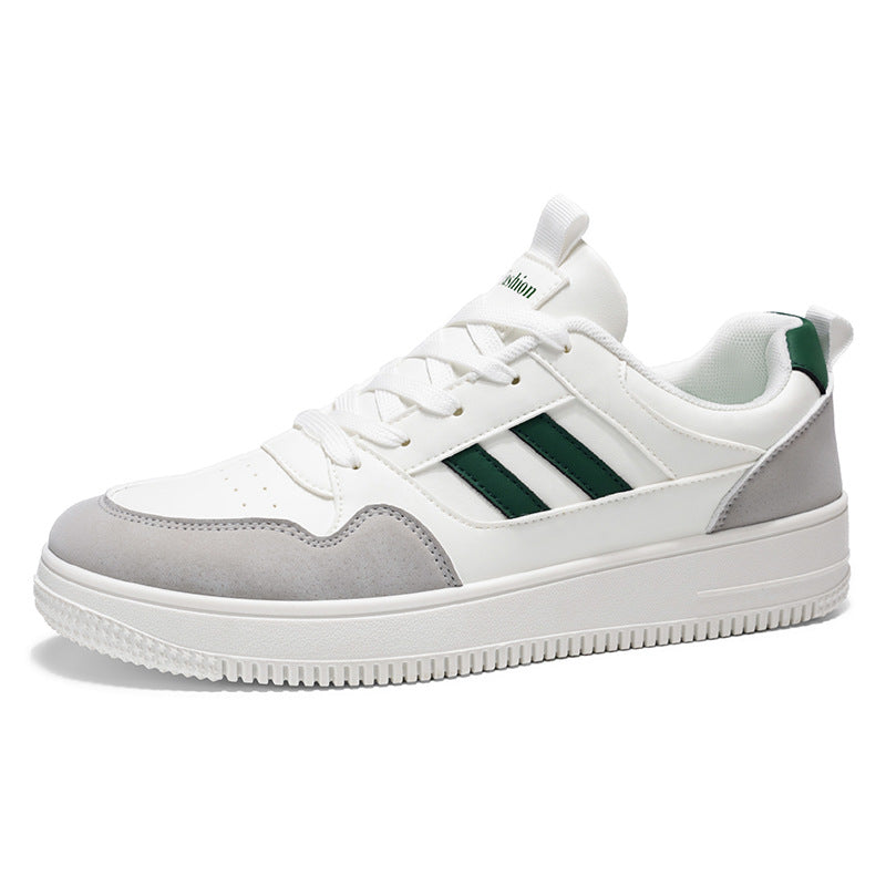 2026 versatile & trendy skate shoes: breathable white sneakers, casual athletic shoes, student sports shoes, trendy men's sneakers