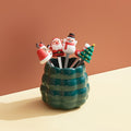 creative new year fruit fork suitfor home desktop ornaments high-looking ceramic fork spoon storage jar housewarming gift