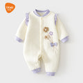 Babylon class a split heattech jumpsuit fall and winter boneless khaki newborn quilted romper kids jumpsuit