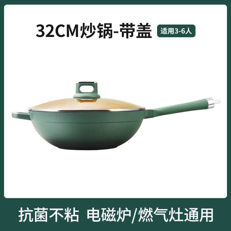 Personalized oem for homemedical stone non-stick cooking pot die-cast milk pot food supplement pot kitchen neutral cooking pot wholesale