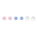 Pink small cat's eye earrings for women, no need to take off the ear bones, earrings, accessible luxuryclassy sense of ear piercing, ear jewelry