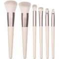 New wooden handle makeup brush set - concealer brush, powder brush, foundation brush - beginner's complete set of makeup brushes - cangzhou style