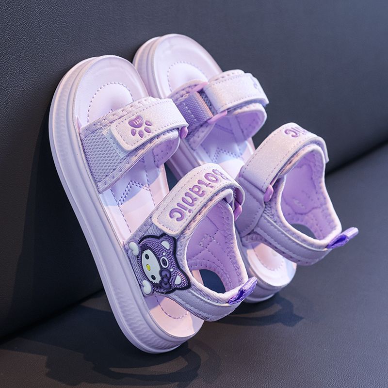 Girls' sandals: new  summer collection - stylish princess sandals for kids, soft sole, non-slip, perfect for students, sports, and beach