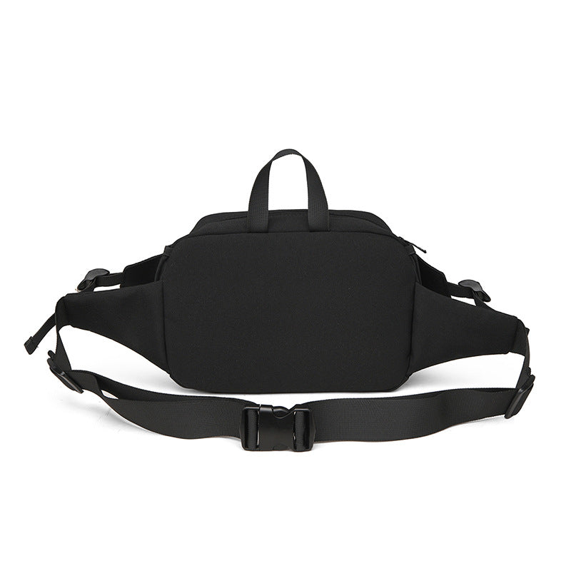 New men's sports bag fanny pack large capacity adjustable casual fashion men's shoulder messenger bag outdoor sports fanny pack