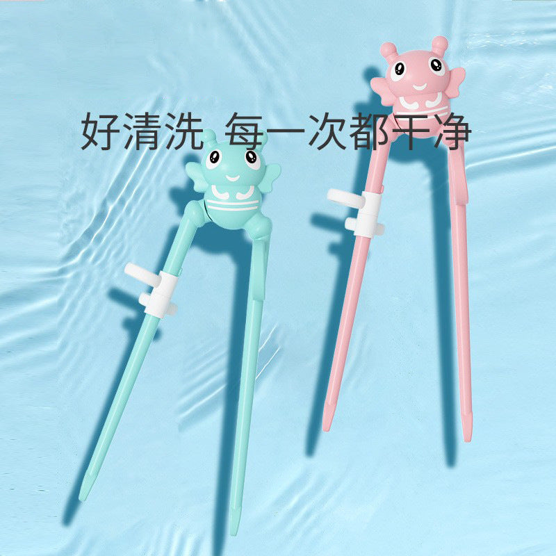 Babibele children's training chopsticks - beginner & intermediate levels - baby learning chopsticks - household chopsticks for boys & girls - eating assistance chopsticks