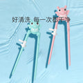 Babibele children's training chopsticks - beginner & intermediate levels - baby learning chopsticks - household chopsticks for boys & girls - eating assistance chopsticks