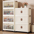 Folding cabinet double door storage cabinet large capacity bedroom baby wardrobe plastic installation-free floor-standing cabinet one piece minimum