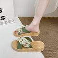 New platform sandals: 4cm chunky heel, criss-cross strap, three-flower design, women's summer outdoor slides, thick sole, non-slip, sweet beach shoes
