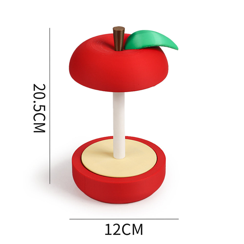 3d printed cartoon apple yarn spool double single axis home portable yarn rotating shaft holder tool