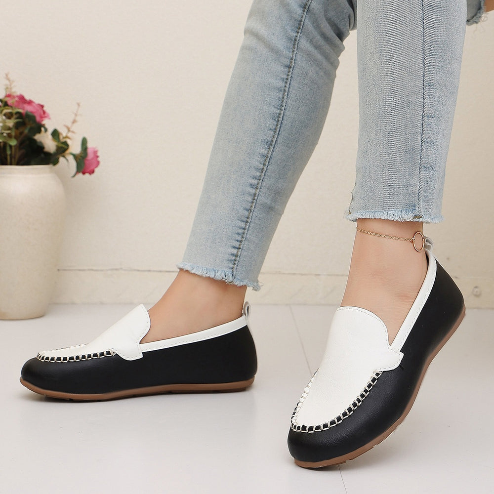 summer new arrival: plus-size women's casual comfortable slip-on flats - wholesale for export