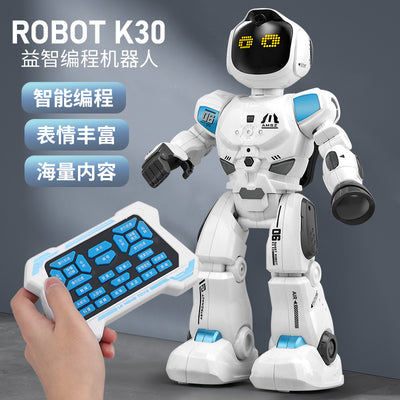 New cross-border smart early education programming remote control robot - singing, dancing, sensory interactive educational toy gift